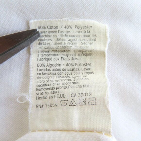 Vintage Martha Stewart Everyday Standard Pillowcases Pair of 2 Eyelet Scalloped - Picture 10 of 13